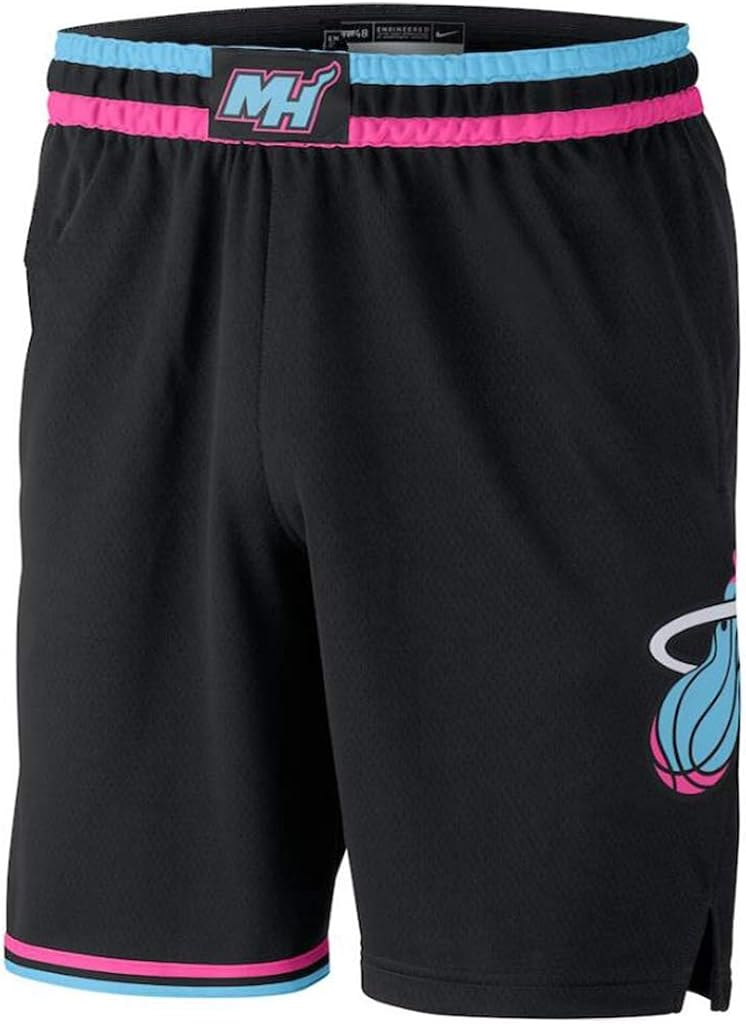 Miami Heat Shorts, Men's Basketball Shorts, Fan Training Casual Pants