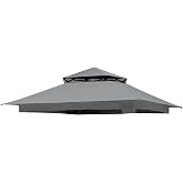 JANCANOPY Gazebo Cover Compatible with ABC 13x13 - Outdoor Canopy Tent | JANCANOPY Canopy Top Compatible with Master13x13(Wil
