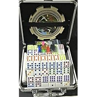 Mexican Train & Chicken Domino Set, Professional Set of 91, Double of 12