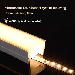 DGLILUAN 16.4ft/5m Silicone Soft LED Channel