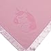 Custom Catch Personalized Unicorn Baby Blanket - Gift for Girl - Newborn or Infant - Pink