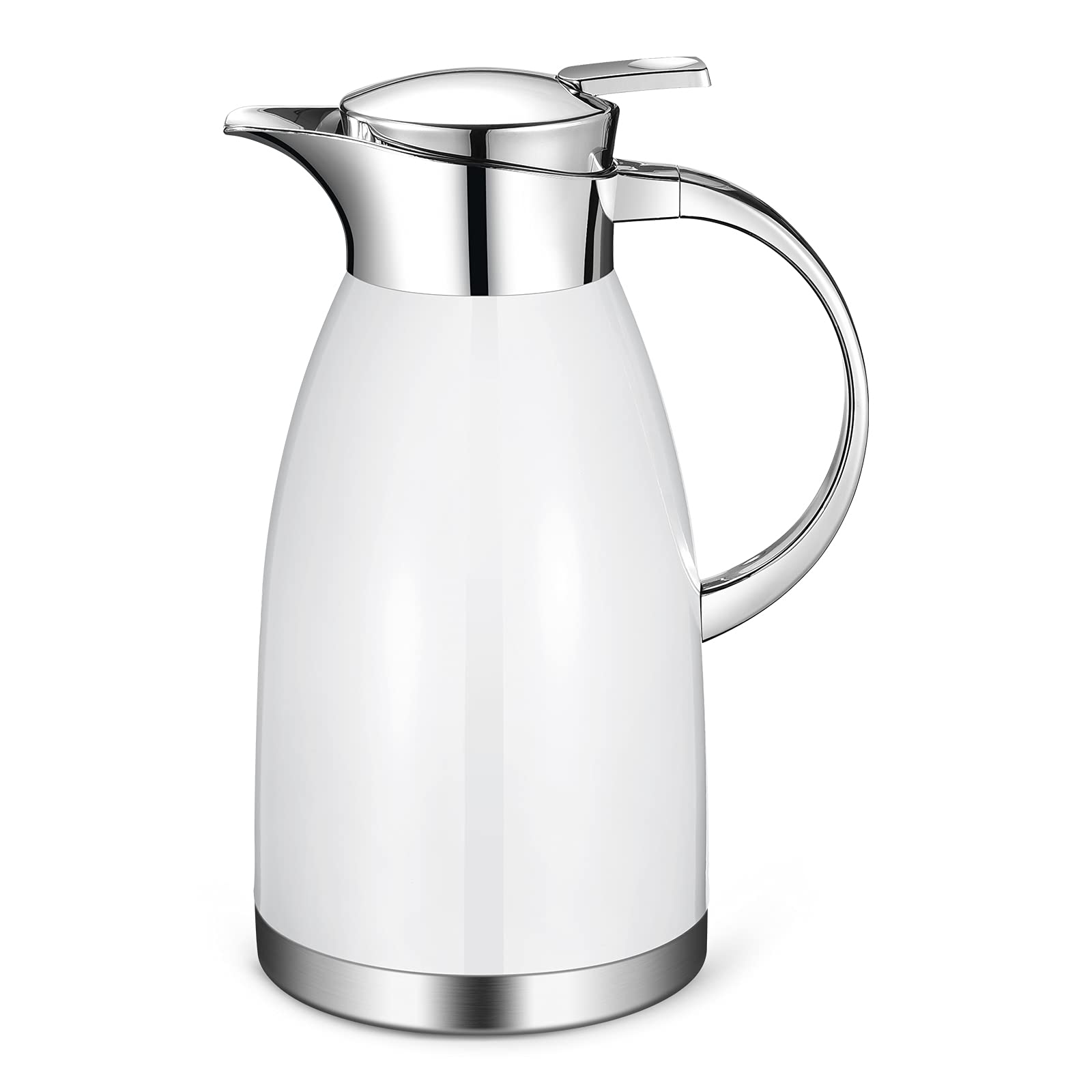 Photo 1 of Haosens Thermal Coffee Carafe (64 Oz), 18/8 Stainless Steel Insulated Coffee Carafe - Elegant design, Double Walled Vacuum Flask for Tea, Water and Coffee