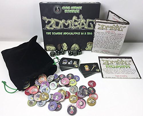 Glass Cabinet Hobbies Zombag Apocalypse in a Bag : Zombie Survival Board Game