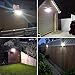 LITOM Solar Lights Outdoor, IP67 Waterproof Solar Powered Motion Sensor Lights 60 LEDs Wireless Solar Security Wall Lights for Front Door, Garden, Patio, Yard, Garage, Deck, Driveway 2 Pack Cold White