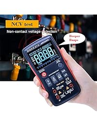 Verdadero botón de multímetro digital RMS 9999 cuenta con gráfico de barra analógico NCV multi tester multimetro AC DC voltímetro digital de resistencia capacitancia instrumentos de análisis de medición