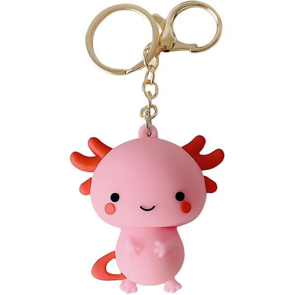ODETOJOY Portachiavi a forma di maialino con torcia a LED, con portachiavi Lightup (tre insieme