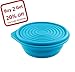 Collapsible Silicone Bowl for Camping - Food-grade & Space-Saving, Sky Blue - by Not Just A Gadget