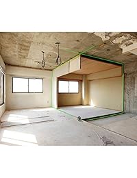 Huepar 622CG   Láser de nivel láser cruzado con puntas de plomo, nivel láser verde de haz de luz   360 grados horizontal y dos líneas verticales, además de punta de plomo, herramienta láser multilínea de alineación