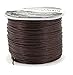 Mandala Crafts 0.5mm 109 Yards Brown Cotton Waxed Cord for Jewelry Making Bracelet Cord Waxed String - Beading String Thread Jewelry Cords for Necklaces String