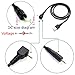TOTOT 2 Pack USB to Right Angle 2.5x0.7mm Plug 5V 3A DC Barrel Jack Power Cables