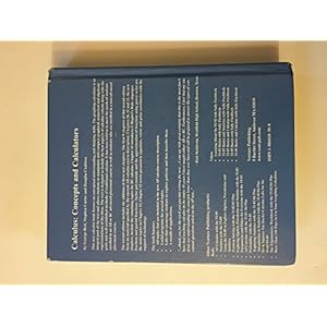 Calculus, Concepts and Calculators