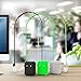 Aopetio Airpods Case, Protective Silicone Skin Cover for Apple Airpods with Magnetic Strings/Strap (Green)