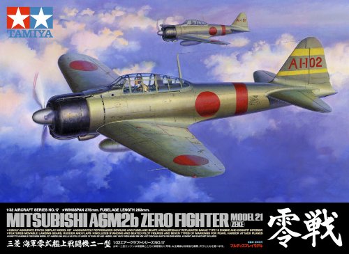 Tamiya Models Mitsubishi A6M2b Zero Fighter Model 21 (Zeke) Kit
