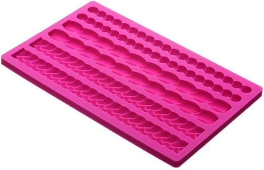 Amazon Com Darnell Nehemiah 3d Knit Rope Silicone Pearl Fondant Mould Cake Border Decorating Molds Sugar Icing Gumpaste Kitchen Diy Baking Tools Kitchen Dining