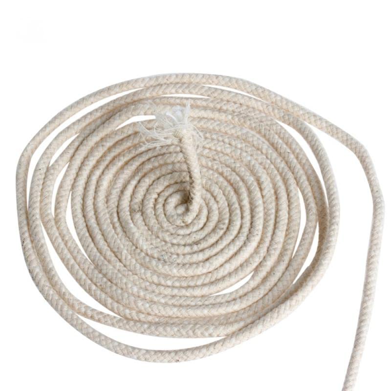 10M / 33ft Oil Lamp Wicks Replacement 6mm / 0.236in Round Candle Wick Braided for Alcohol Lamps and Candles, DIY Handmade Candle Making Supplies