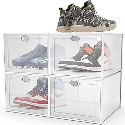 clear sneaker boxes