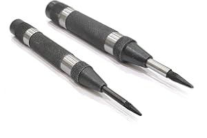 AD INTERNATIONAL A.D. International Automatic Center Punch with Replaceable Hardened Steel Tip ((Set of Both))