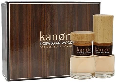 Kanon Norwegian Wood By Kanon For Men Gift Set (Eau De Toilette Spray, 3.3-Ounce / 100 Ml + Aftershave 3.3-Ounce / 100 Ml)