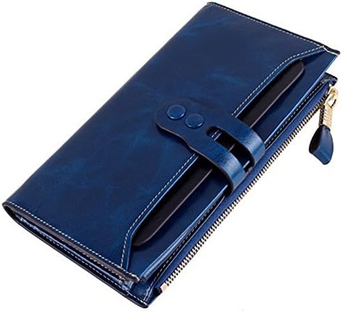 Viko Long Clutch Fashion Women Leather Long Wallet Credit Card Purse Bag Holder