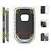 QIAOBA Smart Premium TPU Fall Car Key Soft Plating Protection Shell Case Cover,Key Fob Case for Accord Civic CRV Pilot Odyssey (Red)