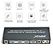 AGPTEK 4K 3D ARC 3x1 HDMI Switch with IR Wireless Remote HDMI/MHL to HDMI Video Converter + SPDIF + RCA L/R Audio Extractor Audio EDID setting 5.1CH/PASS/2CH - enables Movie from Smartphone to TV