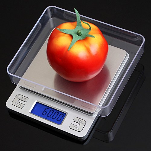 TBBSC B014ZVCELM Digital Weigh Scale High Precision Jewelry Pocket Food Kitchen Scale-500gx0.01g