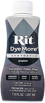 Craft County Rit DyeMore Graphite 7 oz Synthetic Dye for Fabric & Decor