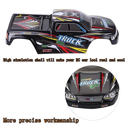 DDLmax RC Car Accessories, XLH 9125 1/10 Off Road Nitro RC 1/10 Truck Body Shell Cover