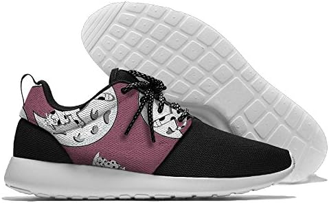 Moon Cow Cartoon Men Sports Sneaker Casual Running Shose