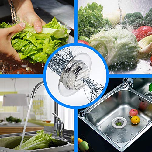 6 Helect+3+Pack+Kitchen+Strainer+Stainless