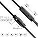 In Ear Earbuds, Cellia iPhone Earphones with Microphone iPhone Earbuds with Control Wired Headphones with Mic for iPhone and Android Phones Black