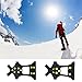 OuterStar Ice & Snow Grips Over Shoe/Boot Traction Cleat Rubber Spikes Anti Slip 10-Stud Crampons Slip-on Stretch Footwear S/M/L/X-L(Extra 10 Studs)