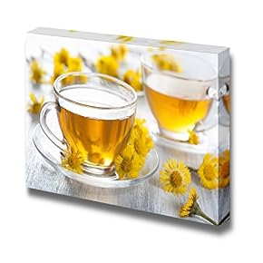 Chamomile Tea with Daisies Wall Decor