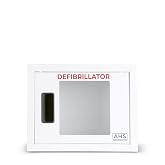 AMERICAN HOSPITAL SUPPLY AED Steel Cabinet, Wall Mount, Non-Alarmed Automated External Defibrillator Storage Cabinet - Small, fits Heartsine, Philips, and Defibtech AEDs