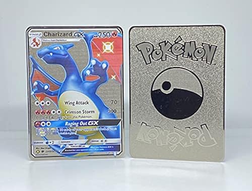 Silver Shiny Charizard GX Hidden Fates SV49/SV94 Shiny EX Art Card (Custom  Metal Card) in Dubai - UAE | Whizz