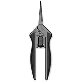 AC Infinity Ergonomic Pruning Shear 6.6&rdquo;, Stainless Steel Straight Blades | Straight Precision Blades with Nonstick Teflon Coating, Lightweight Ergonomic Design, for Gardening, Hydroponics, Grow Tents