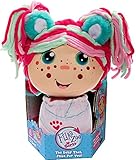 Flip Zee Girls (Zoey Snuggly Bear 2-in-1 Plush Doll by Jay at Play Soft & Squeezable Toy Instantly Switches from 12in Baby to 18in Big Girl Surprise