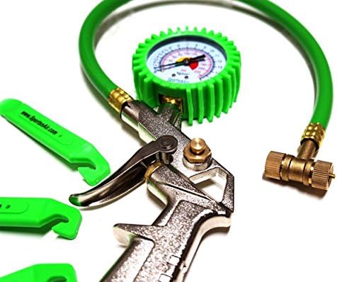 Presta ProPump Commercial Series Presta + Schrader Shop Inflator From SportsnAir - Instant Air Directly Fitting Both Valve Types