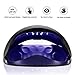 MelodySusie Pro48W LED UV Nail Lamp - Smart Gel Nail Dryer Curing LED UV GEL Nail Polish Professionally-Black