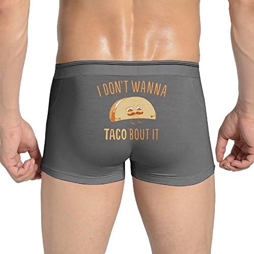 I Don't Wanna Taco 'Bout It Men's Underwear Breathable Boxer Brief