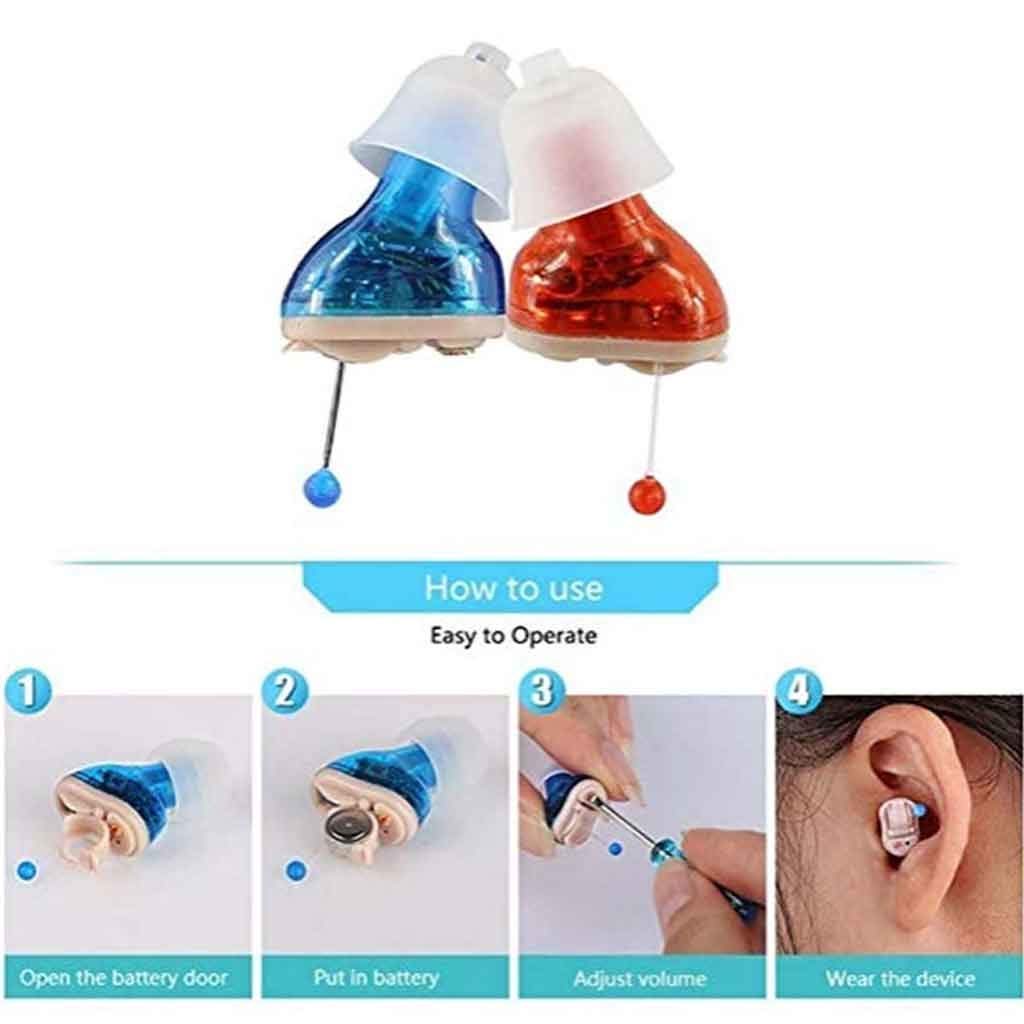 4 Cordini Regolabili Anti-Smarrimento Per Apparecchi Acustici - Clip Di Sicurezza In Plastica E Silcone, 4 Colori - 2