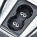 Auto sport 2.75 Inch Diameter Oval Tough Car Logo Vehicle Travel Auto Cup Holder Insert Coaster Can 2 Pcs Pack (Infiniti)
