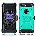 Venoro Compatible with Blade Z Max Case, ZMax Pro 2 Case, Sequoia Case, Shockproof Protection Case Cover with Belt Swivel Clip and Kickstand Compatible with Z982 (Green)
