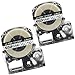 Replace Label Tape for Epson LK4TBN LC4TBN (ST12KW), Label Tape Refills Cartridge for Epson LabelWorks LW300 LW400 LW500 LW600P LW700 Black on Clear1/2 Inch X 26.2 Feet(12mm x 9M),2 Pack