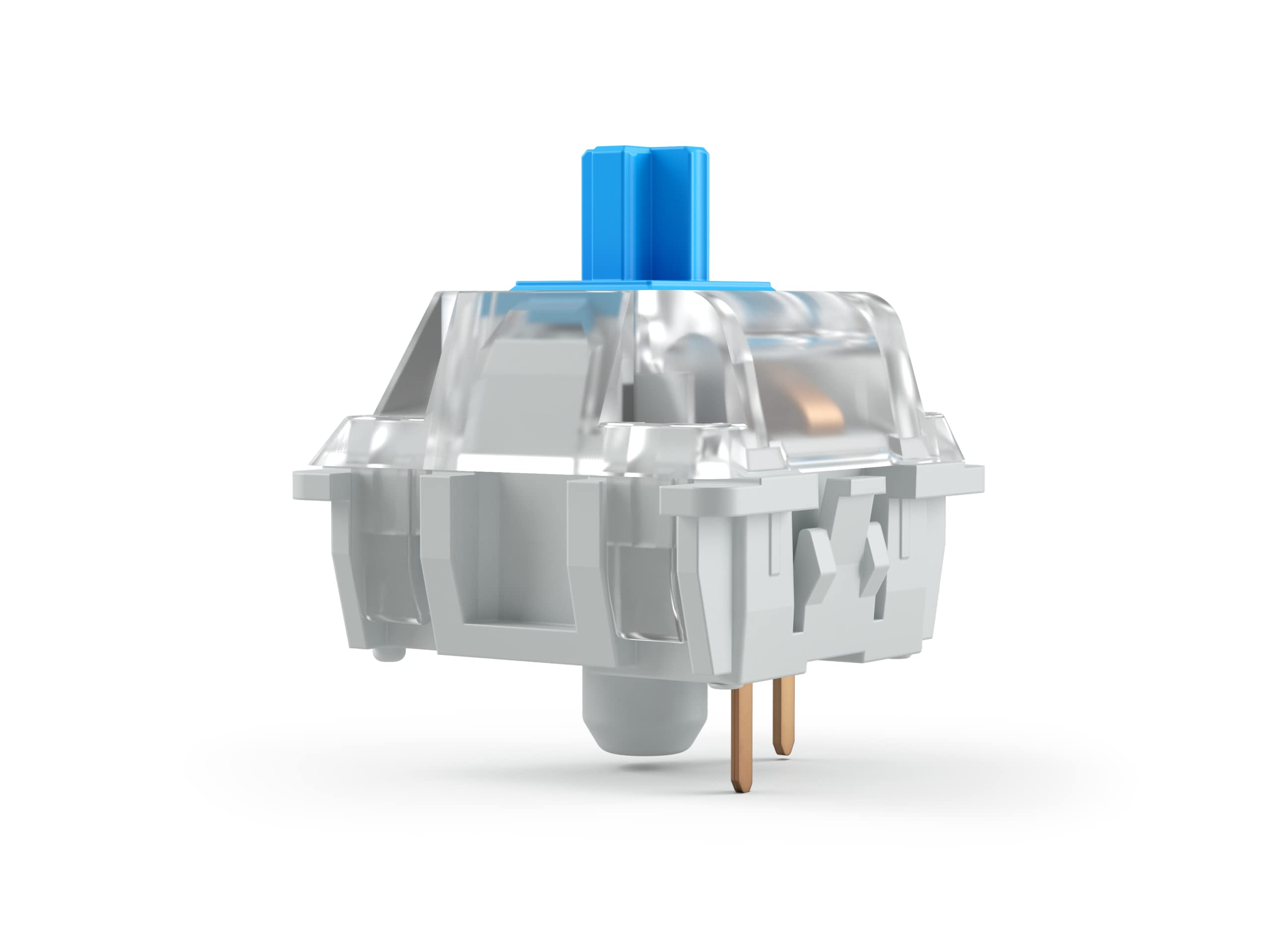 Photo 1 of Gateron Blue Mechanical Keyboard Switches (120 Pack) - Clicky & Light for Accurate Typing & Gaming - 60g Actuation Force