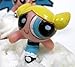 POWERPUFF GIRLS 8 Piece Birthday CUPCAKE Topper Set Featuring Powerpuff Girls Figures and Decorative Themed Accessories - Figures Average 1 1/4