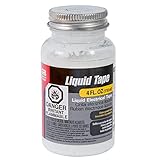 Gardner Bender LTW-400 4OZ WHT LIQ Elec Tape, 4 Oz Bottle, White