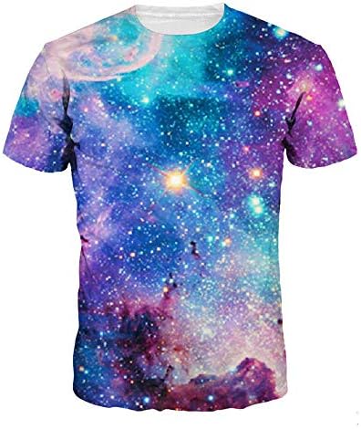 Mchochy Unisex 3D Wolf T Shirts Couples Summer Short Sleeve T-Shirts Casual Tees