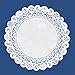 Hygloss Products Round Paper Doilies - Decorative, White Lace Doilies - Disposable - Food Grade Safe - 10 Inches - 100 Pack
