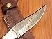 DKC Knives (15 5/18) DKC-720 RED BIRD Damascus Steel Bowie Hunting Handmade Knife Fixed Blade 8.9 oz 9